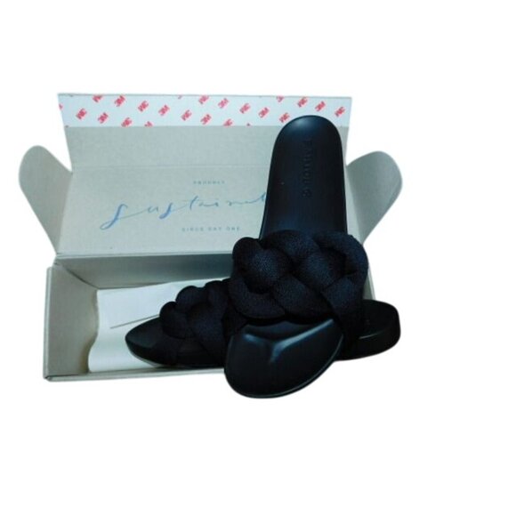 Rothy's Size 9.5 Black "The Summer Sandal" New in Box - Picture 5 of 5